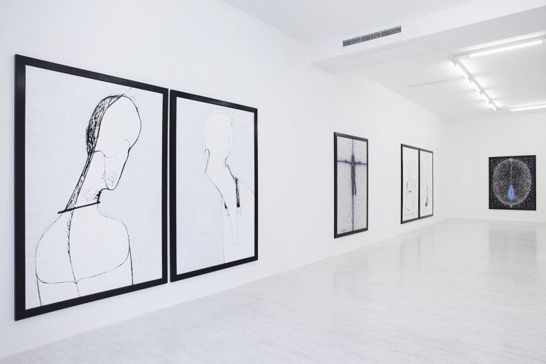 Klaus Rinke – The memories belong to me - installation view at Thomas Brambilla Gallery, Bergamo 2016