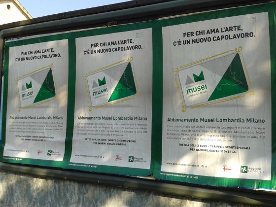 La promozione della campagna abbonamenti per i musei della Lombardia