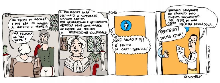 La vignetta del Collettivo Tenente Dan