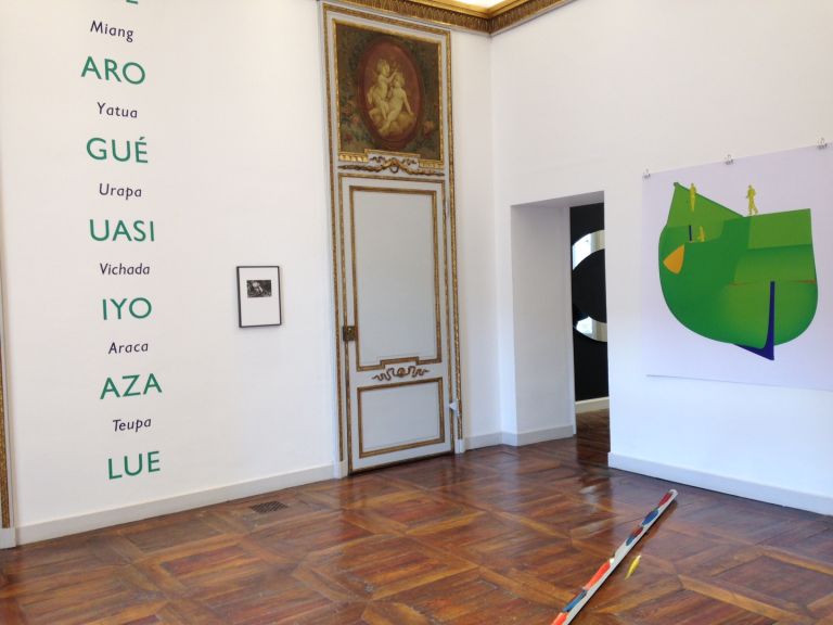 Lothar Baumgarten – Specchio del Mare - installation view at Galleria Franco Noero, Torino 2016