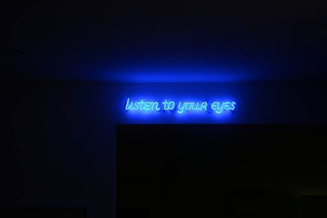 Maurizio Nannucci, Listen to your eyes, 2007