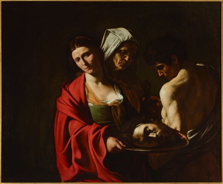 Michelangelo Merisi da Caravaggio, Salomè con la testa del Battista, 1609 ca. - Palazzo Reale, Madrid