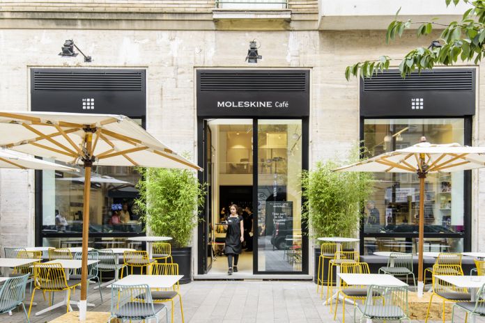Moleskine Café - lo spazio esterno su Corso Garibaldi