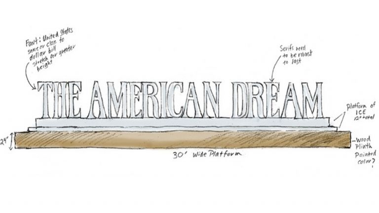 Nora Ligorano e Marshall Reese, rendering di The American Dream