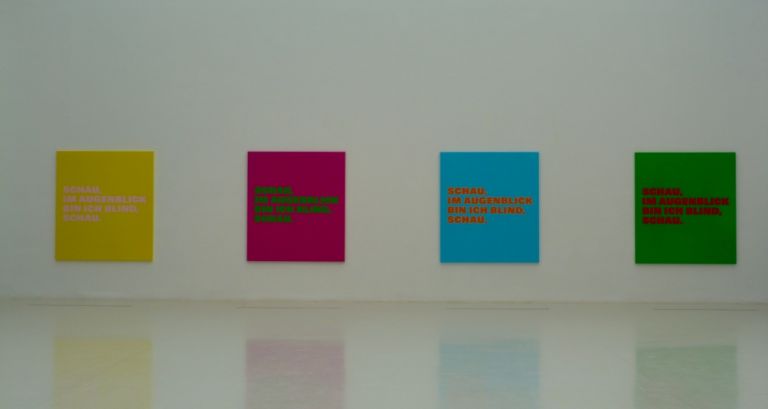 Rémy Zaugg, Questioni di percezione, installation view at Palacio de Velázquez, Madrid 2016