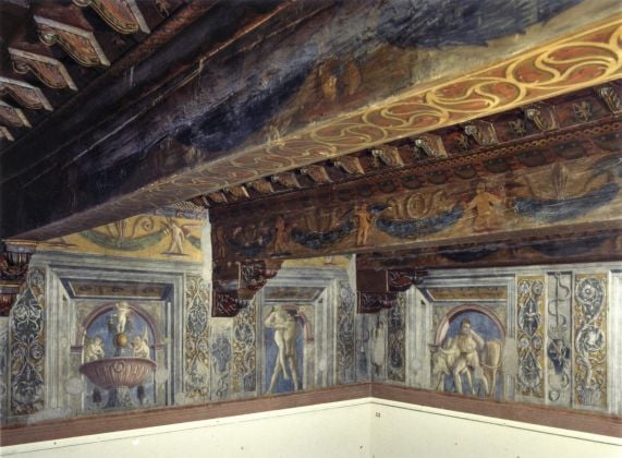 Sala fatiche di Ercole, particolare delle decorazioni Photo credit: Polo Museale del Lazio