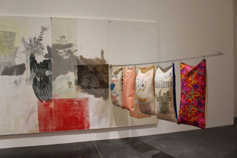 Robert Rauschenberg - The 1-4 Mile or 2 Furlong Piece - installation view at Ullens Centre for Contemporary Art, Beijing 2016