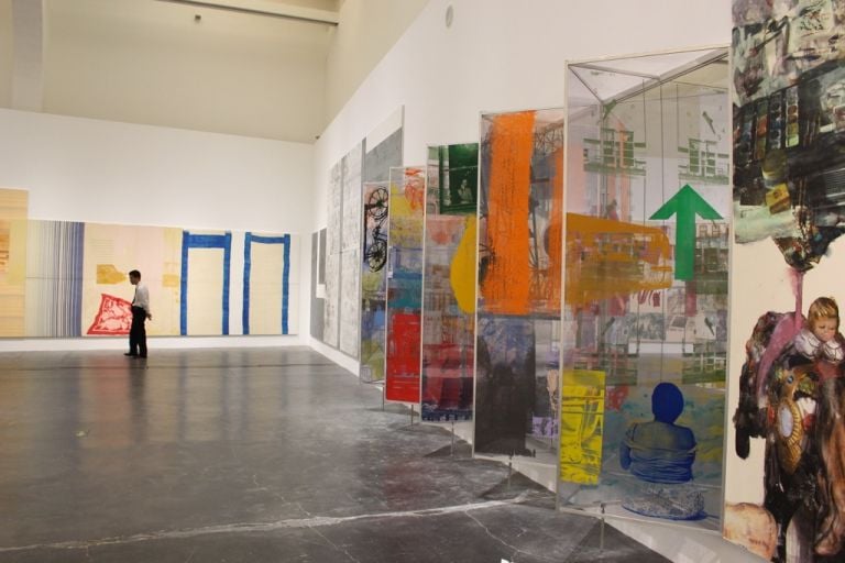 Robert Rauschenberg - The 1-4 Mile or 2 Furlong Piece - installation view at Ullens Centre for Contemporary Art, Beijing 2016