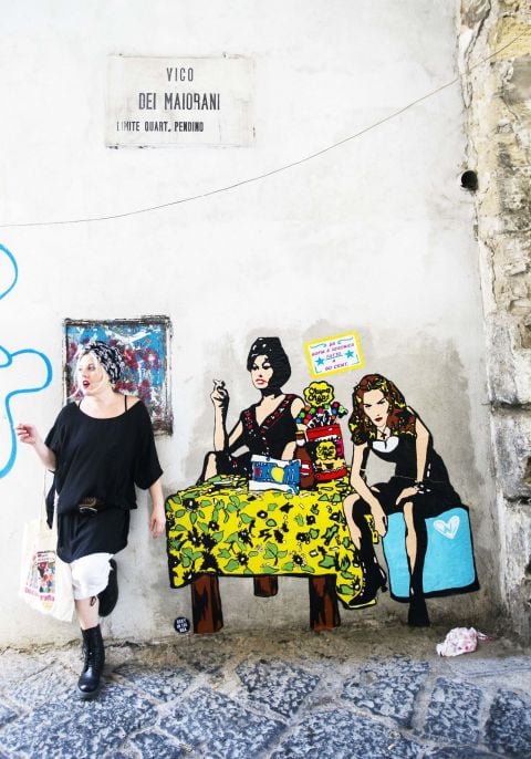 Roxy in the Box, Sophia Loren e Madonna, Da PoPolari a PoPolani, Napoli 2016, photo Sergio Siano