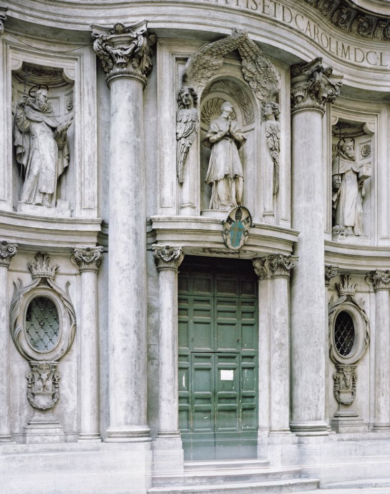 Stefano Graziani, San Carlo alle quattro fontane, facciata (1644), Carlo Borromini, Roma
