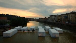 Sky Arte Updates: l’Arno, il nuovo spazio espositivo di Firenze. Ecco i progetti di Design on Water, collettiva a filo d’acqua