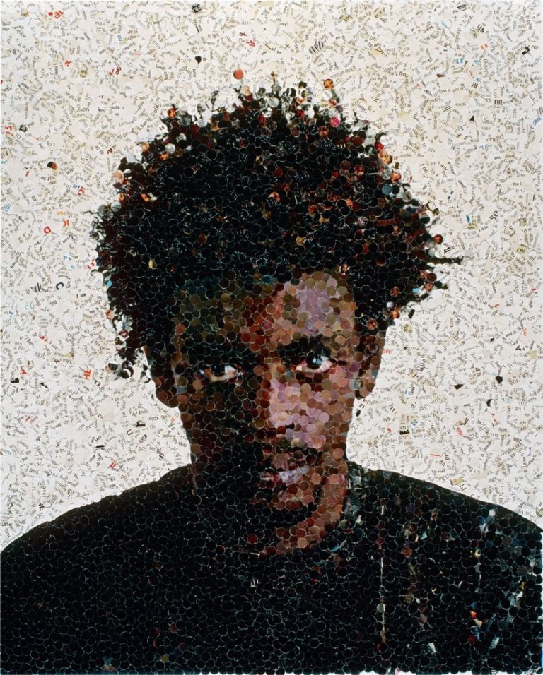 Vik Muniz, Jorge (dalla serie Pictures of Magazine), 2003 - Collezione Annette e Peter Nobel