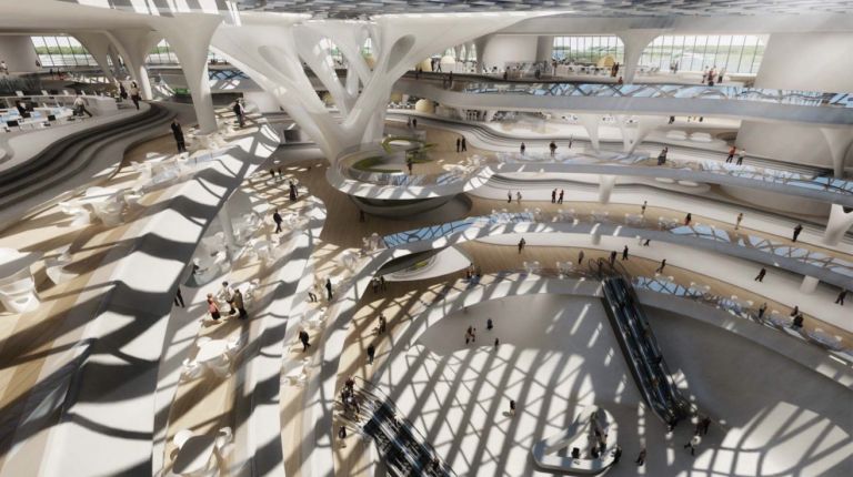 Sberbank Technopark, Skolkovo, Russia, progetto Zaha Hadid Architects,Images © zaha hadid architects