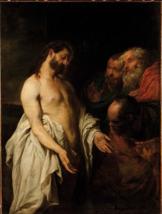 Anthonis van Dyck, Apparizione di Cristo agli Apostoli (Incredulità di San Tommaso), 1625 ca.