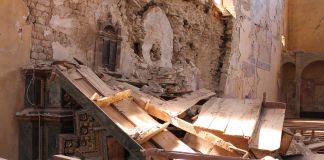Basilica di San Francesco AMATRICE-Foto Carabinieri Tutela Patrimonio Culturale
