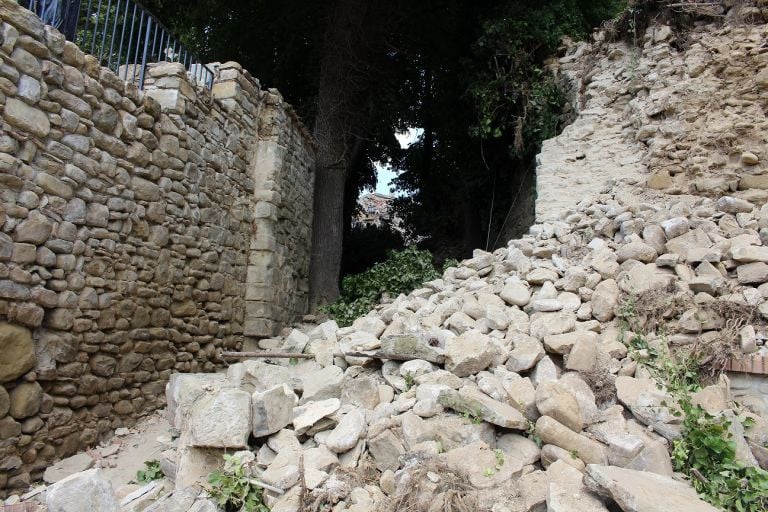 Porta San Francesco AMATRICE-Foto Carabinieri Tutela Patrimonio Culturale