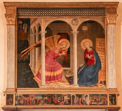 Cortona, Beato Angelico, Annunciazione