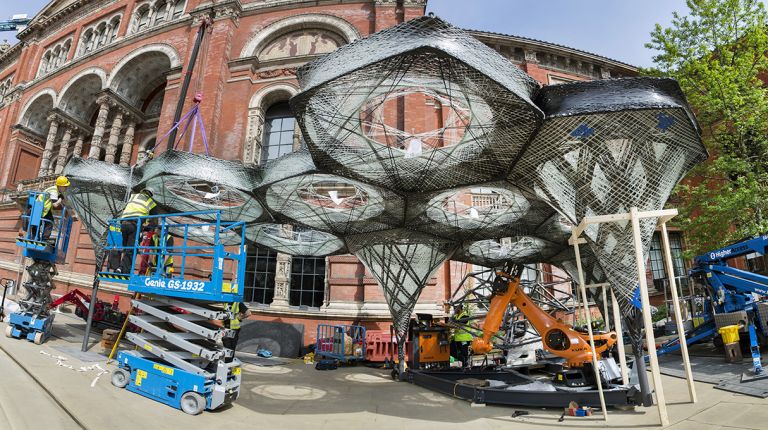 Elytra Filament Pavilion at the V&A (c) NAARO