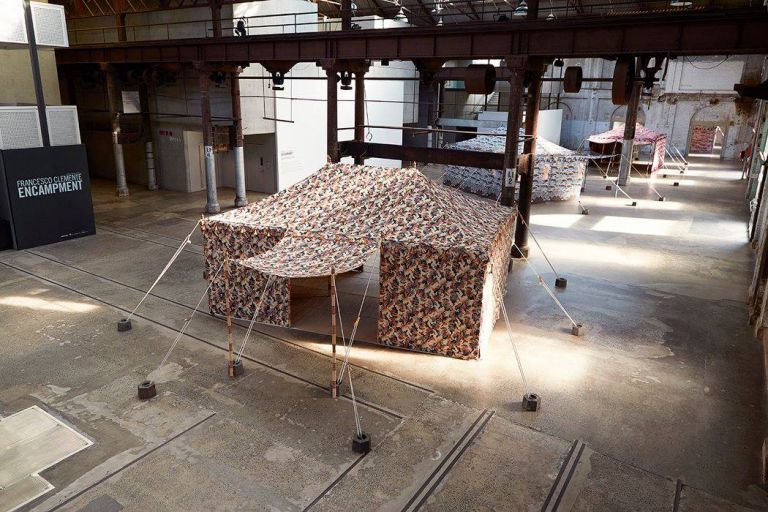 Francesco Clemente. Encampment, Carriageworks, Sydney (foto Carriageworks - Zan Wimberley)