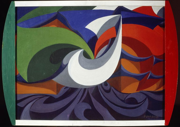 Giacomo Balla, Forme Grido W l'Italia, 1915 - collezione privata