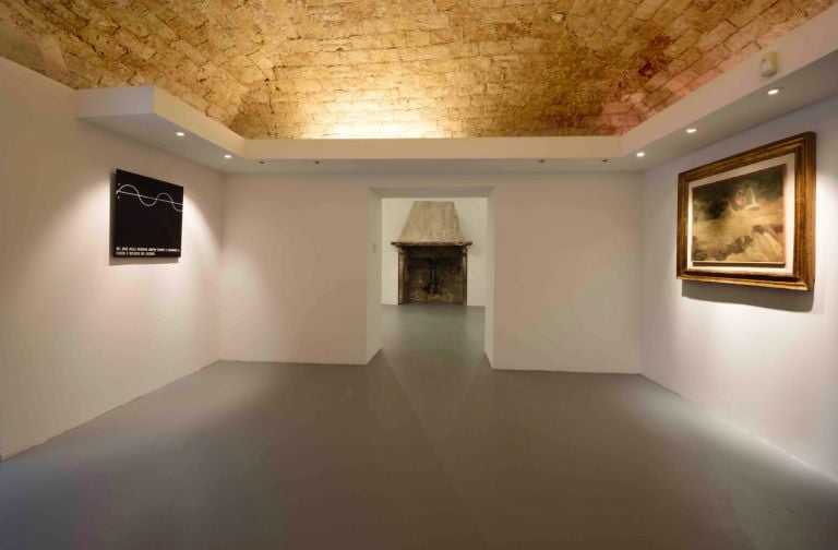 Giorgio Morandi & Vincenzo Agnetti. Differenza e ripetizione – installation view at Palazzo De Sanctis, Castelbasso 2016