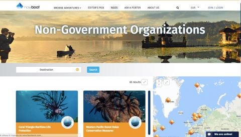 La pagina delle NGOs su nowboat.com