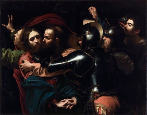 Caravaggio, La cattura di Cristo, 1602, National Gallery of Ireland, Dublino