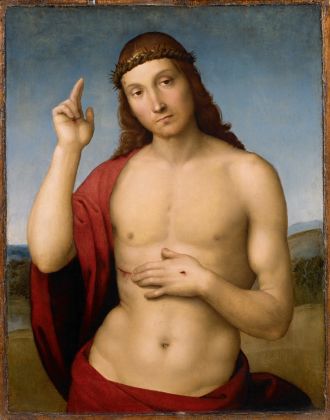 Raffaello Sanzio, Cristo Benedicente, 1506 - Pinacoteca Tosio Martinengo, Brescia