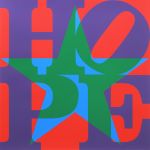 Robert Indiana, Star of HOPE (PurpleGreenBlueRed), 2013 - Courtesy by ContiniArt UK, Londra