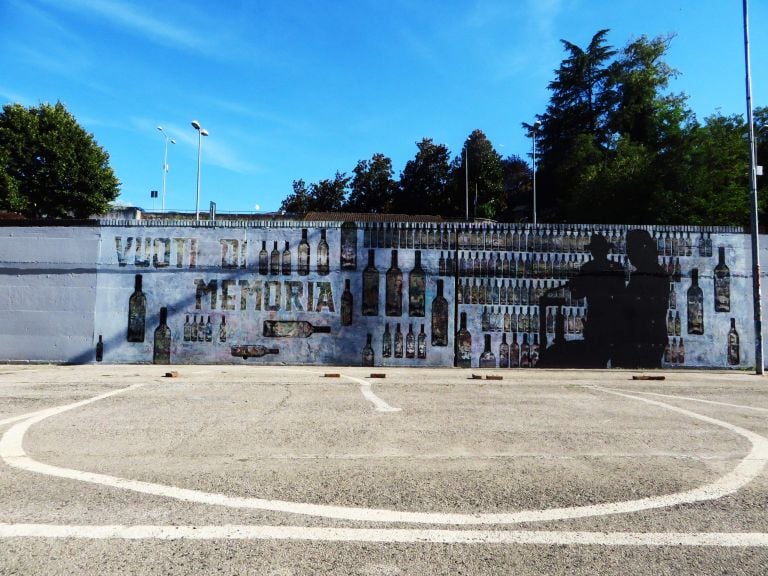 Ugo Spagnuolo, Vuoti di Memoria, Murale, Fiano Romano