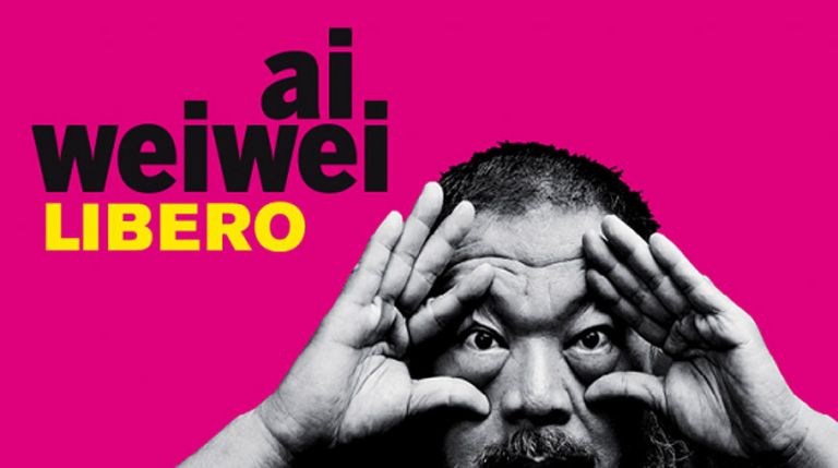 Ai Weiwei, Libero - la locandina della mostra a Palazzo Strozzi