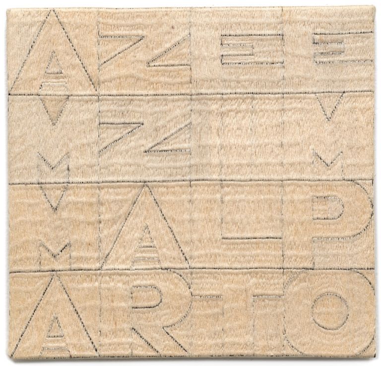 Alighiero Boetti, Ammazzare il tempo, 1982 - courtesy TOTAH Gallery