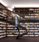 La scala di Andrea Milani per la Biblioteca del Museum Voorlinden, Wassenaar – foto Pietro Savorelli