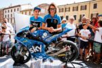 C1120193 Laurina Paperina disegna una moto per lo Sky Racing Team VR46, in pista nel GP di Misano