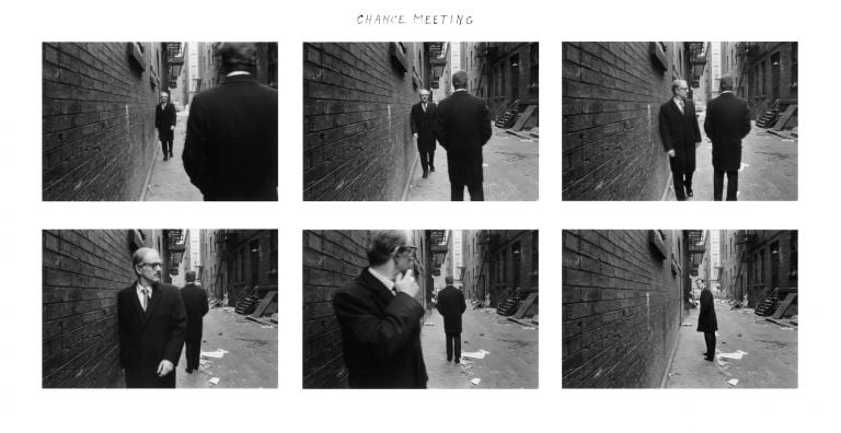 Chance Meeting, 1970 © Duane Michals, Courtesy Admira, Milano