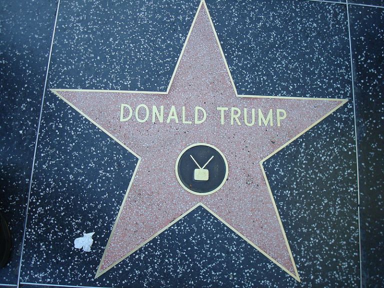 Donald Trump star Hollywood Walk of Fame