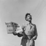 Dorothea Lange, Newspaper Boy, California, 1944, vintage print