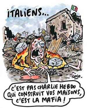Charlie Hebdo in Italia dopo il caso Amatrice. Ospite a Cosenza del Festival del Fumetto che festeggia Nathan Never e Gilbert Shelton