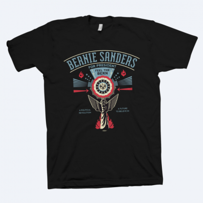 La t-shirt di Obey per Bernie Sanders