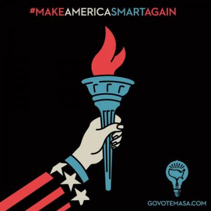 MASA - MakeAmericaSmartAgain - la campagna di Obey, per le presidenziali del 2016