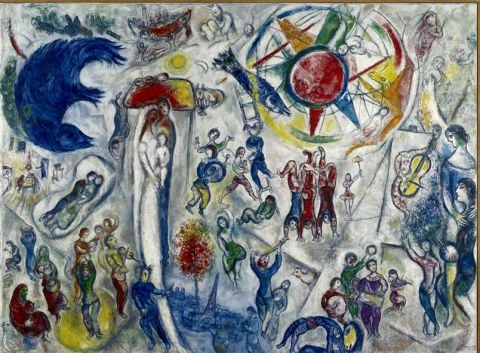 Marc Chagall, La Vita, 1964, photo François Fernandez - Archives Fondation Maeght, Saint-Paul de Vence © Chagall®, by SIAE 2016