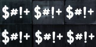 Mel Bochner, $#!+, 2015 - courtesy TOTAH Gallery