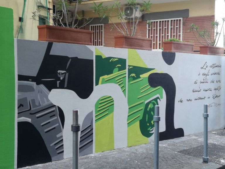 Napoli, il murale di Orticanoodles per Giancarlo Siani