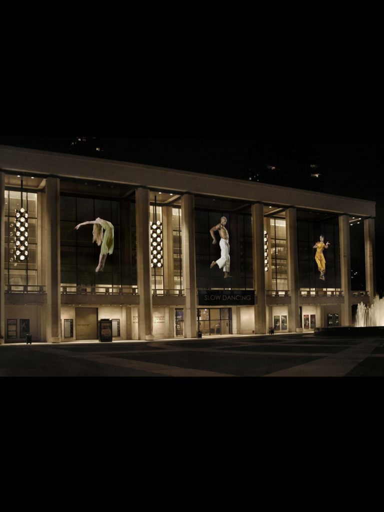 On set Lincoln Center New York â David Michalek Danzare sulle pareti del museo. Le spettacolari immagini dello show di David Michalek che apre la stagione del LAC di Lugano