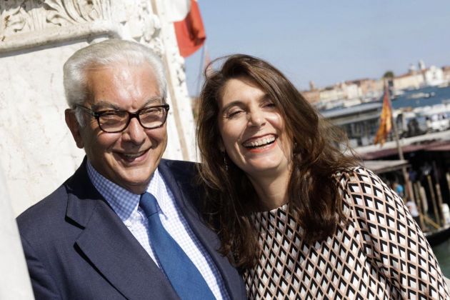 Paolo Baratta e Christine Macel, photo Jacopo Salvi, courtesy La Biennale di Venezia