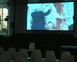 Parallel, foyer Alte Post, proiezione Orgien Mysterien Theater, Hermann Nitsch