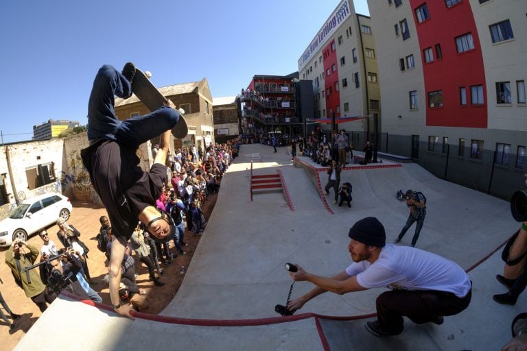Paul McCarthy Skateistan Skate School Launch Johannesburg Sud Africa