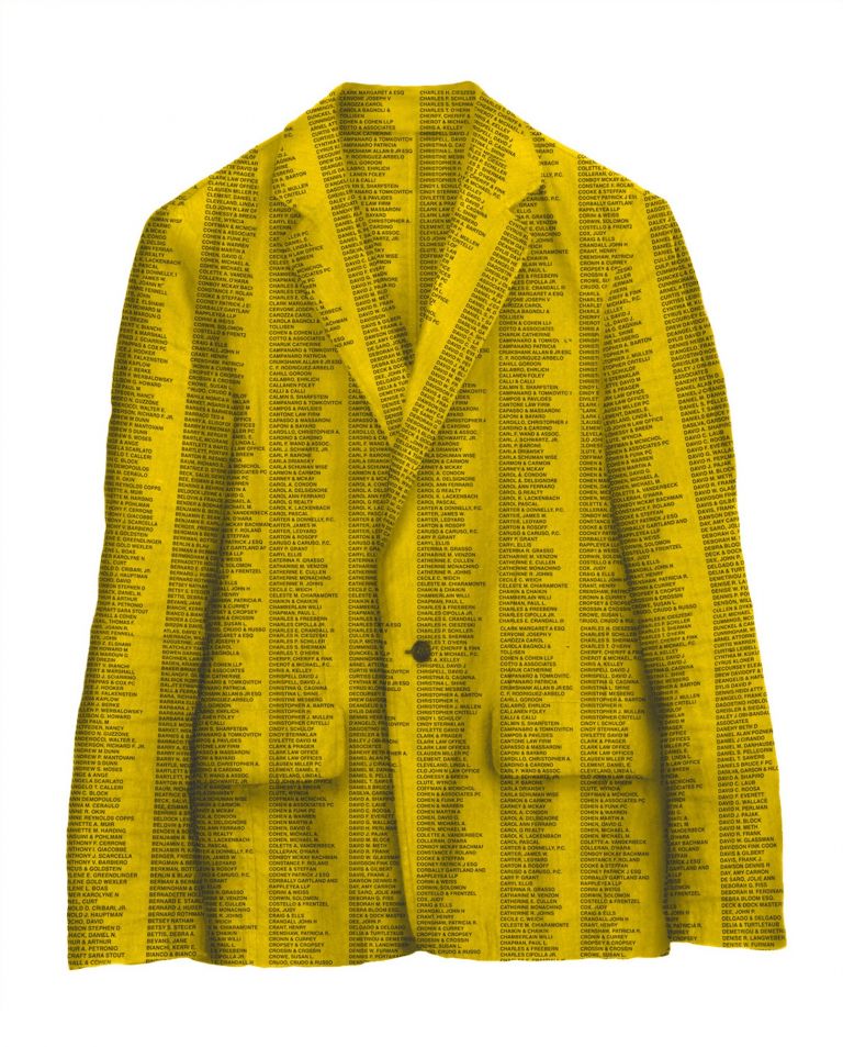 Sislej Xhafa, Association in Yellow, 2005 – Nomas Foundation Collection, Roma – courtesy Galleria Continua, San Gimignano-Beijing-Les Moulins-Habana