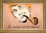 Trump come un quadro di Magritte - un'opera di Butcher Billy