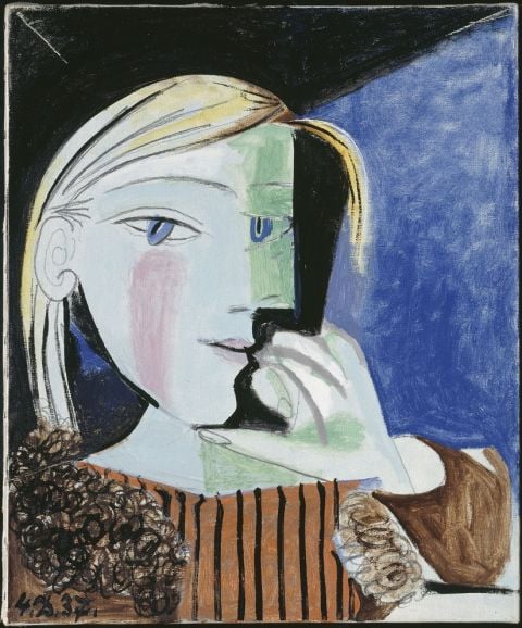 Pablo Picasso, Portrait de Marie-Thérèse, 04 décembre 1937, Paris, huile et crayon sur toile, 46x38 cm, Musée national Picasso - Paris, © Succession Picasso by SIAE 2016 